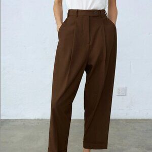 CORDERA Brown “carrot” trousers